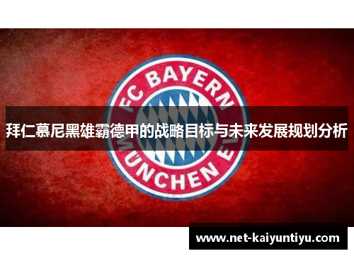 拜仁慕尼黑雄霸德甲的战略目标与未来发展规划分析